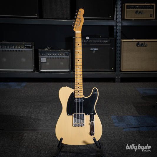 Fender Custom Shop 1950 Double Esquire DLX Closet Classic Electric Guitar in Faded Nocaster Blonde