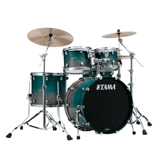 TAMA Starclassic Walnut Birch 4 Piece Shell Pack in Satin Sapphire Fade