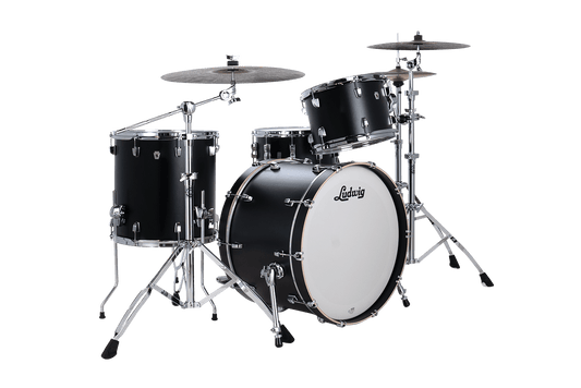 Ludwig NeuSonic FAB 3 Piece Shell Pack in Black Velvet