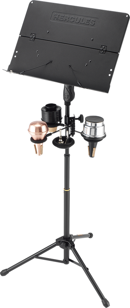 Hercules HA100 Mute Holder Clamps to Mic Stand