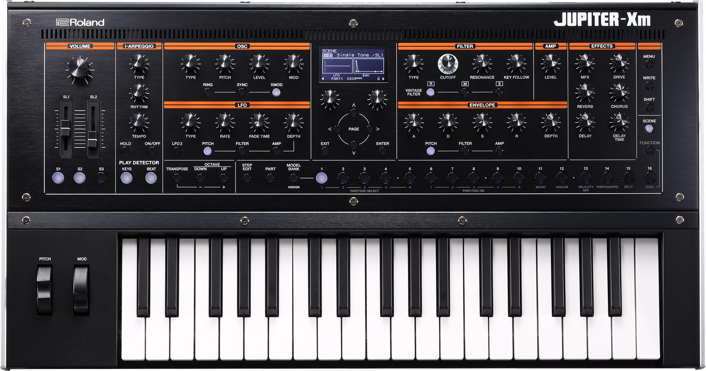 Roland Jupiter Xm Compact 37 Key Synthesizer