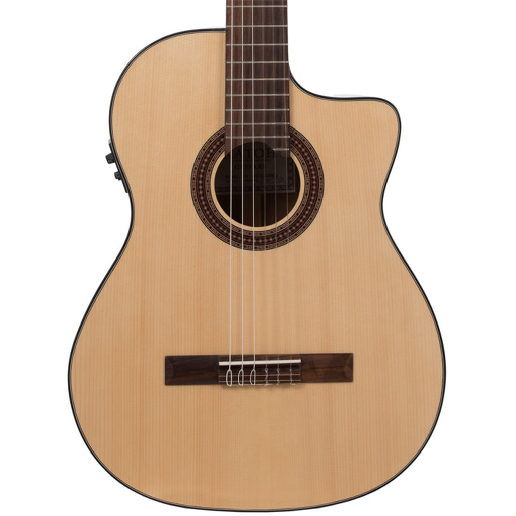 Katoh MCG40SEQ Cutaway Classical Guitar in Natural