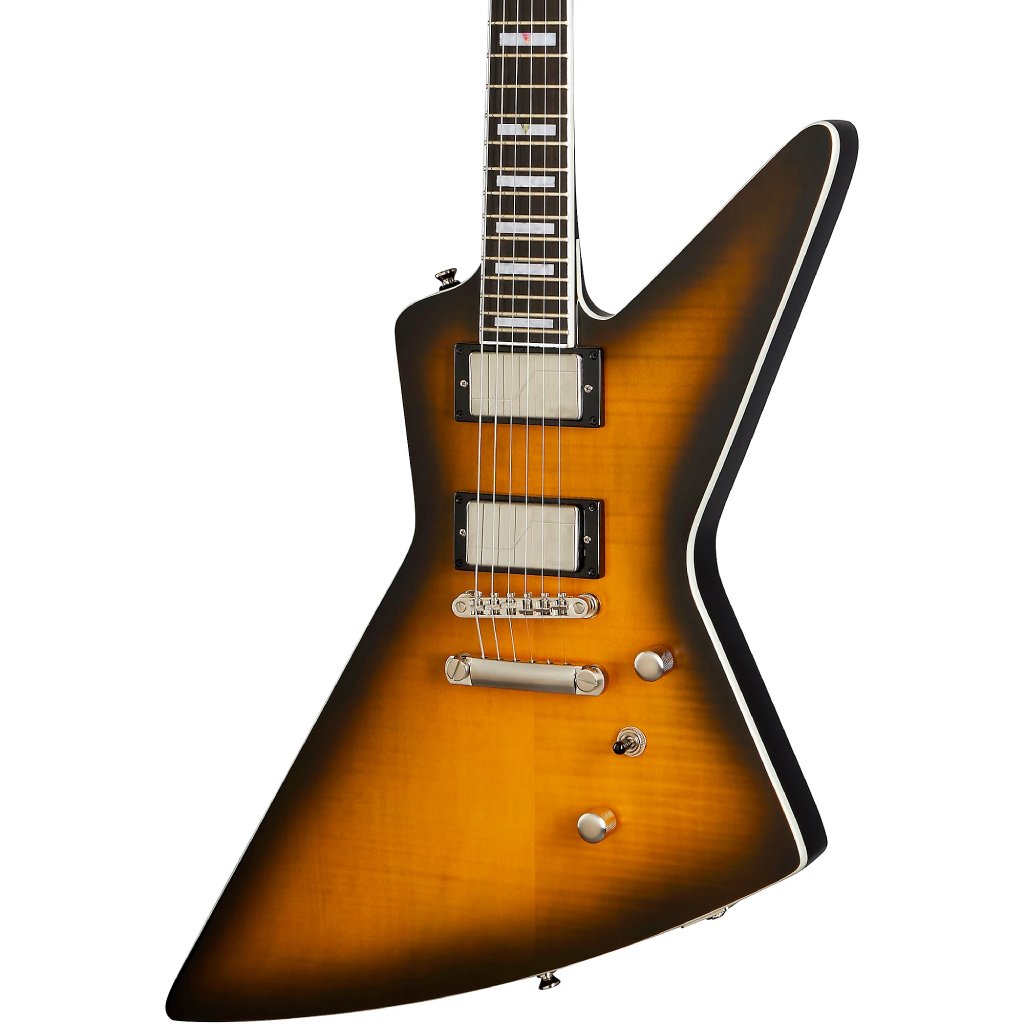 Epiphone Prophecy Extura Electric Guitar in Yellow Tiger