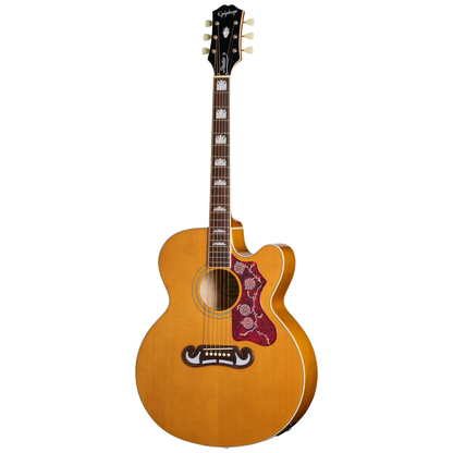 Epiphone J-200 Studio EC Acoustic Electric Guitar in Natural