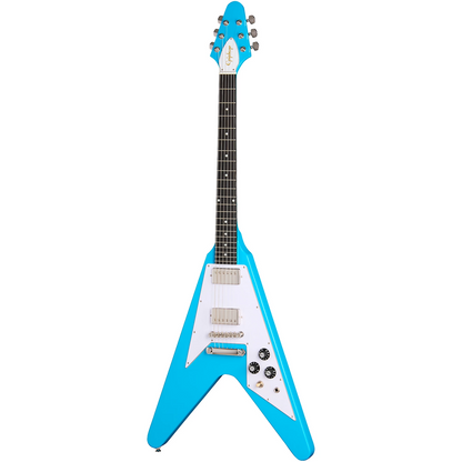 Epiphone Flying V 70S Electric Guitar in Maui Blue