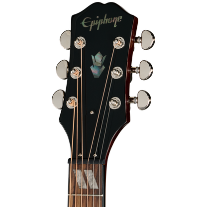 Epiphone Eric Church Hummingbird Dark Acoustic Electric Guitar in Cobra Burst