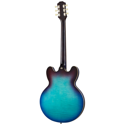 Epiphone ES-335 Figured Electric Guitar in Blueberry Burst