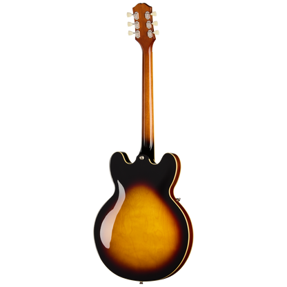 Epiphone ES-335 Left Handed Electric Guitar in Vintage Sunburst