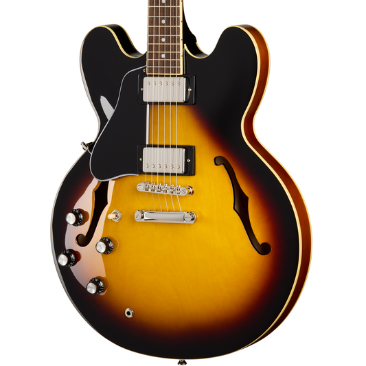 Epiphone ES-335 Left Handed Electric Guitar in Vintage Sunburst
