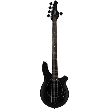 Sterling By Music Man Bongo 5 String Bass Guitar in Stealth Black