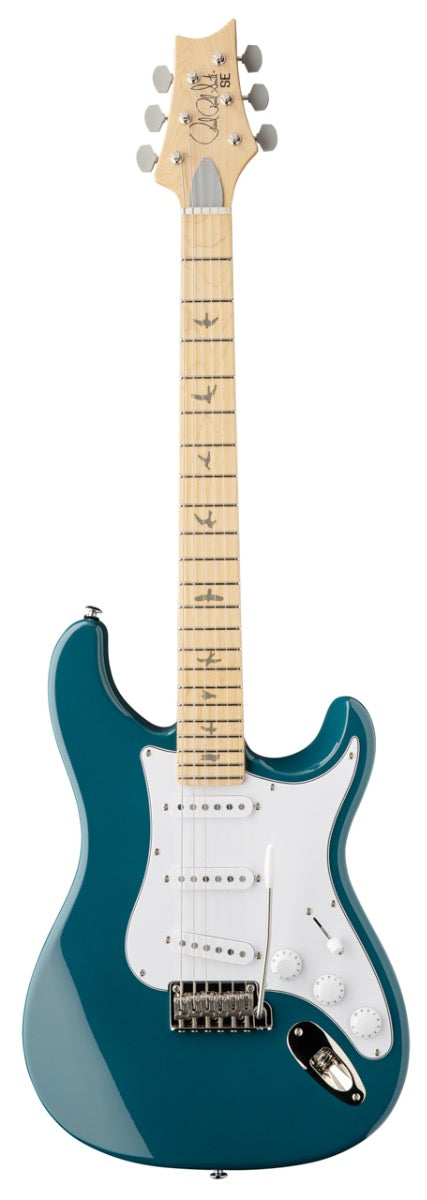 PRS SE Silver Sky Maple in Nylon Blue