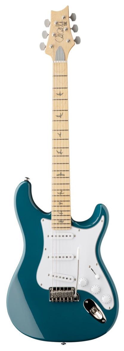 PRS SE Silver Sky Maple in Nylon Blue