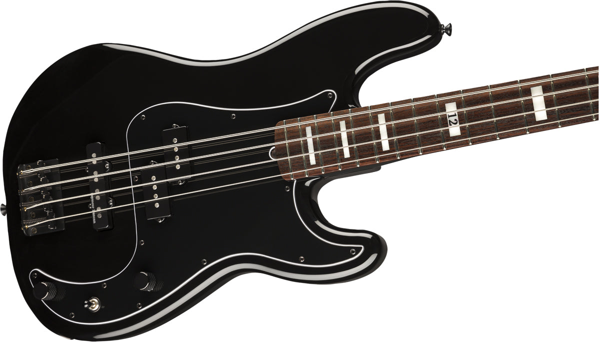 Fender Duff McKagan Deluxe Precision Bass, Rosewood Fingerboard in Black