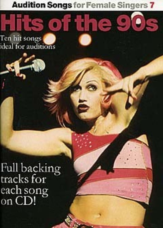 Audition Songs for Female Singers 7 Hits of the 90s BK/CD