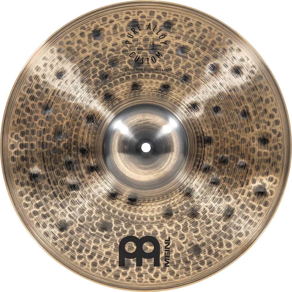 Meinl Cymbals Pure Alloy Custom Extra Thin Hammered Crash 16"