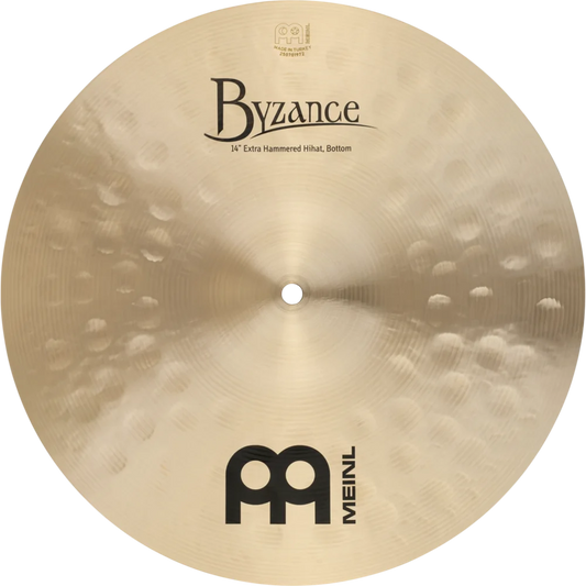 Meinl Cymbals B14EHH Byzance Traditional 14" Extra Hammered Hihat Cymbal