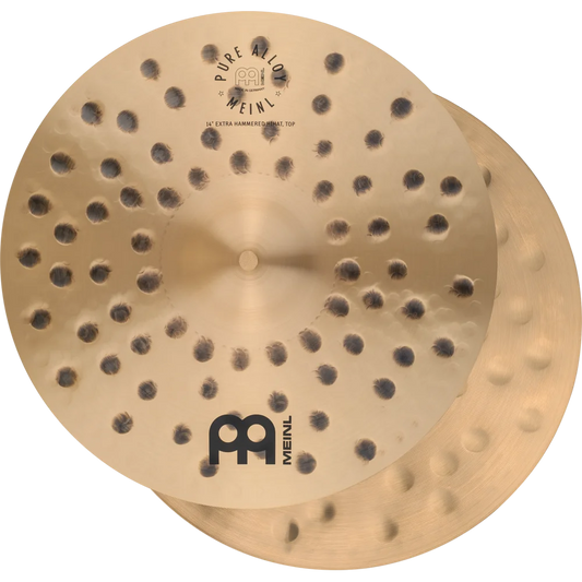 Meinl Cymbals PA14EHH Pure Alloy 14" Extra Hammered Hihat Cymbal (Pair)