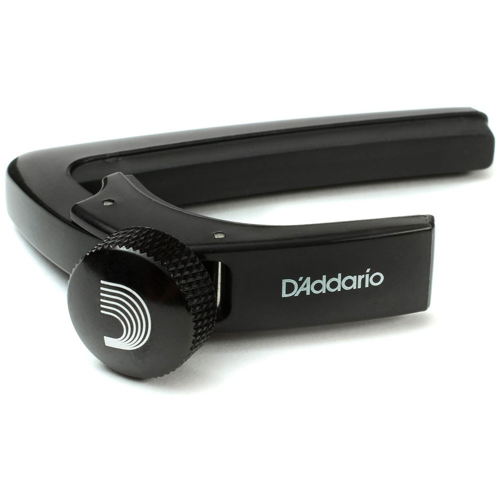 D'Addario NS Lite Classical Guitar Capo Adjustable Tension in Black