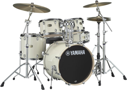 Yamaha Stage Custom Birch Fusion 5-Piece Drum Kit in Classic White