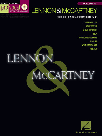 Lennon & McCartney Pro Vocal Men Volume 14 BK/CD