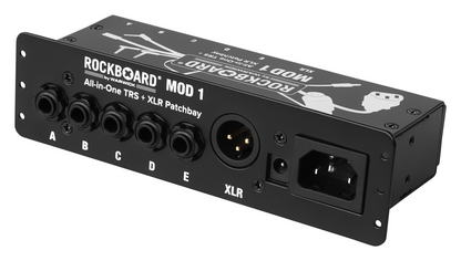 RockBoard MOD 1 V2 All in One TRS & XLR, IEC And Barrel Patchbay