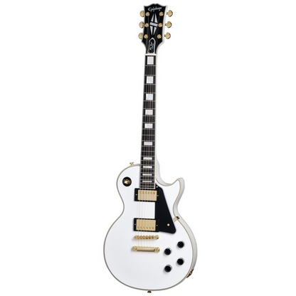 Epiphone "Inspired by Gibson Custom" Les Paul Custom w/Case in Alpine White