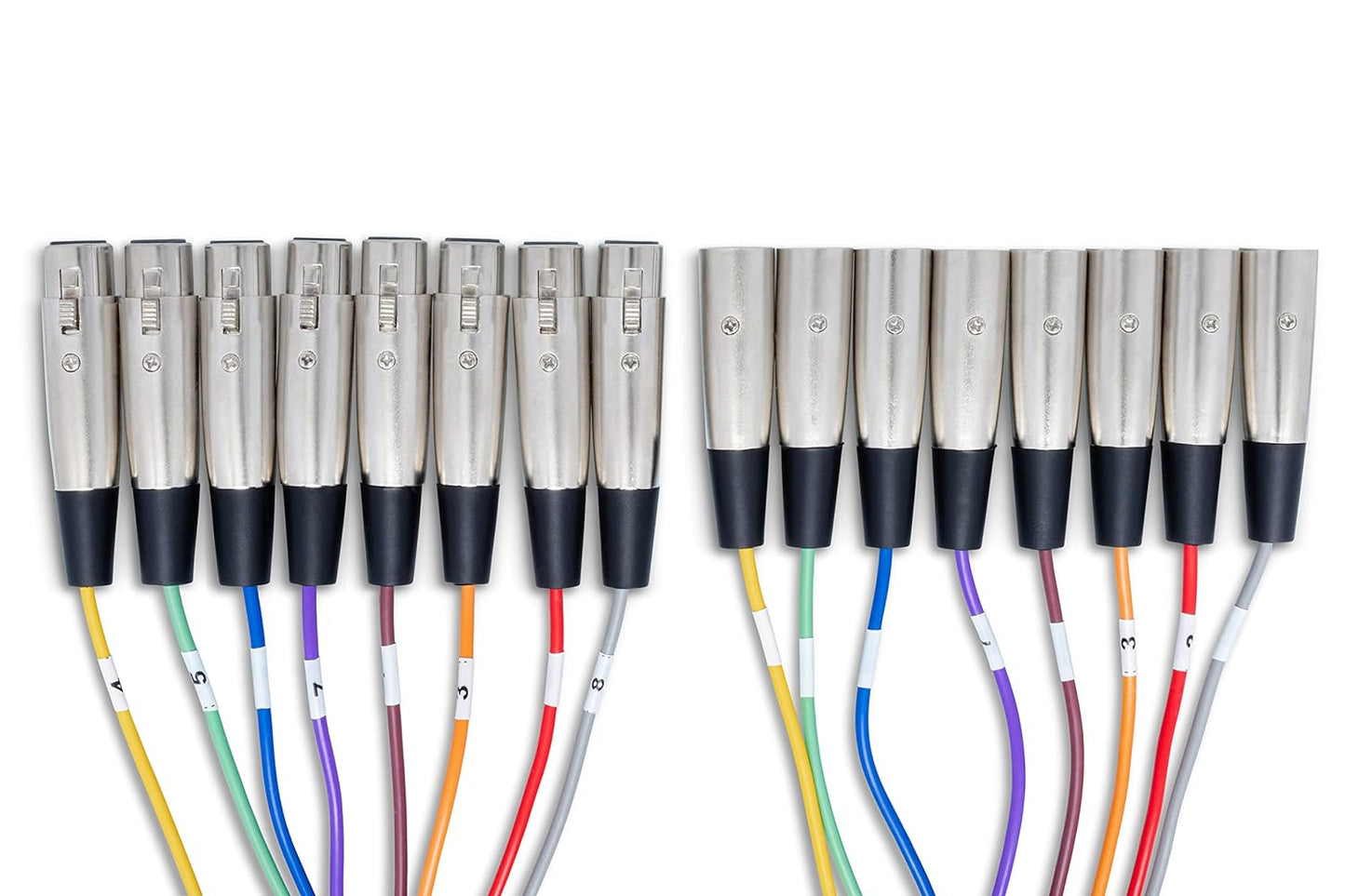 Hosa XLR803 Balanced Snake XLR3F to XLR3M 9.75 Ft