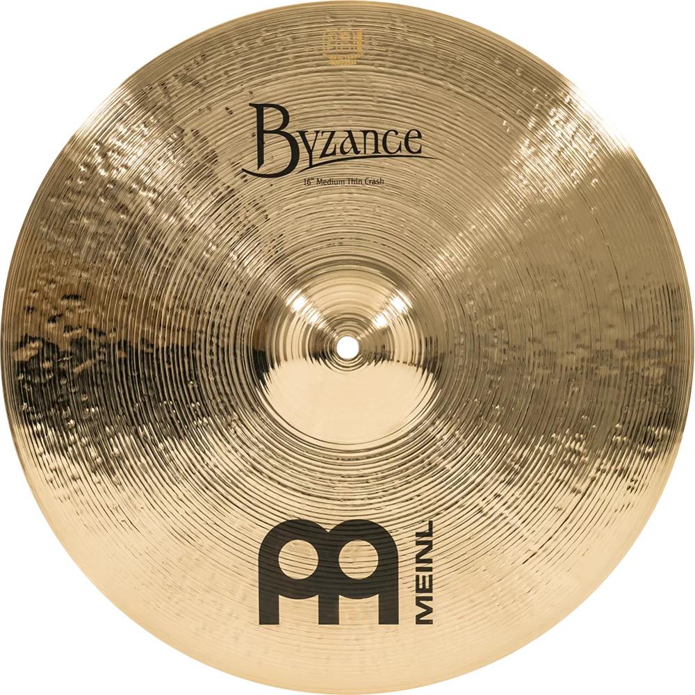 Meinl Cymbals Byzance Brilliant Medium Thin Crash 16"