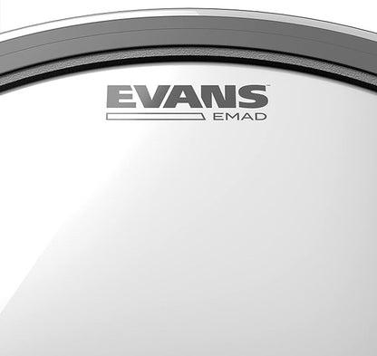 Evans EMAD 16" Clear Tom Hoop Bass Drum Head