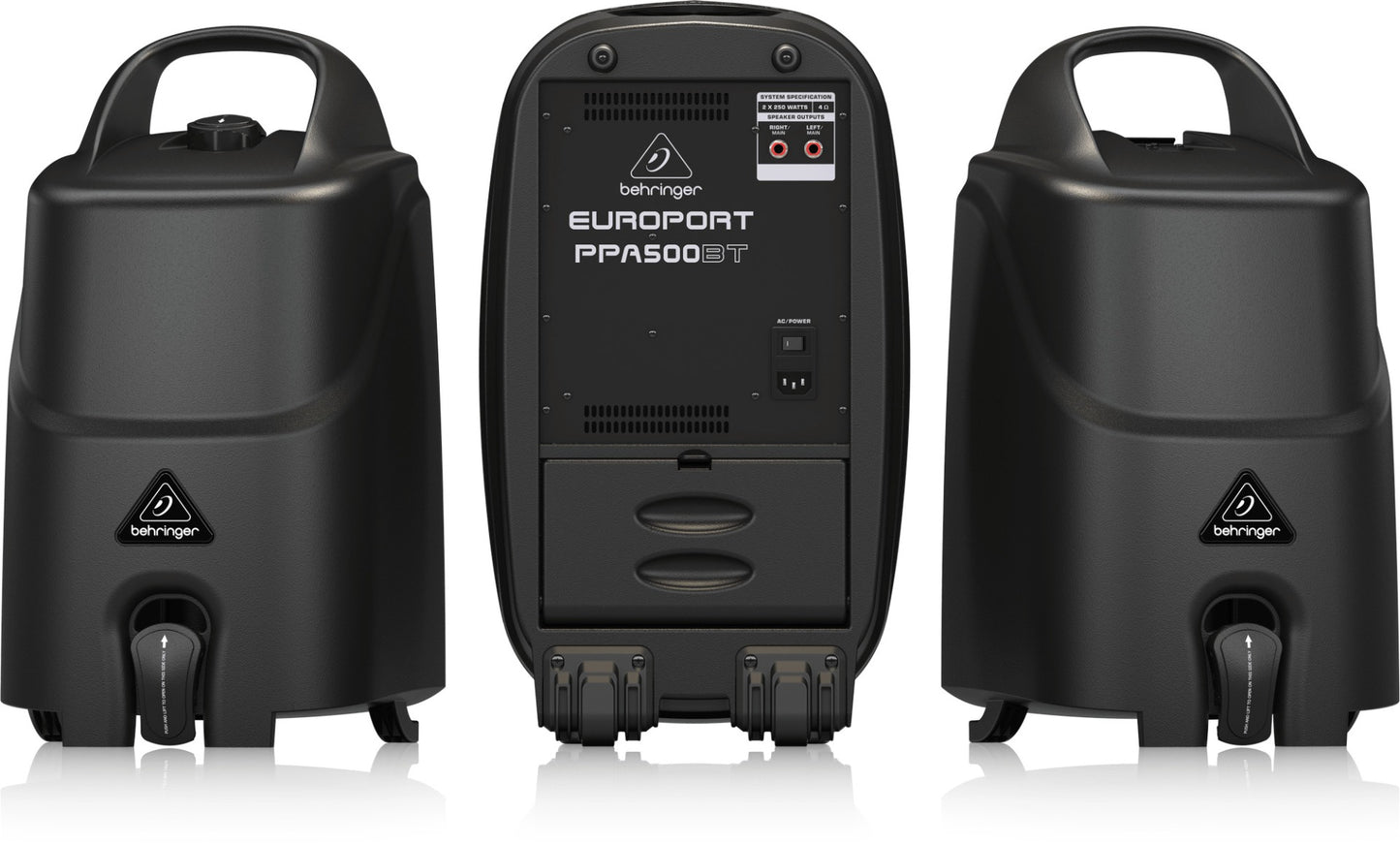 Behringer Europort PPA500BT Ultra Compact 500W 6 Channel Portable PA System