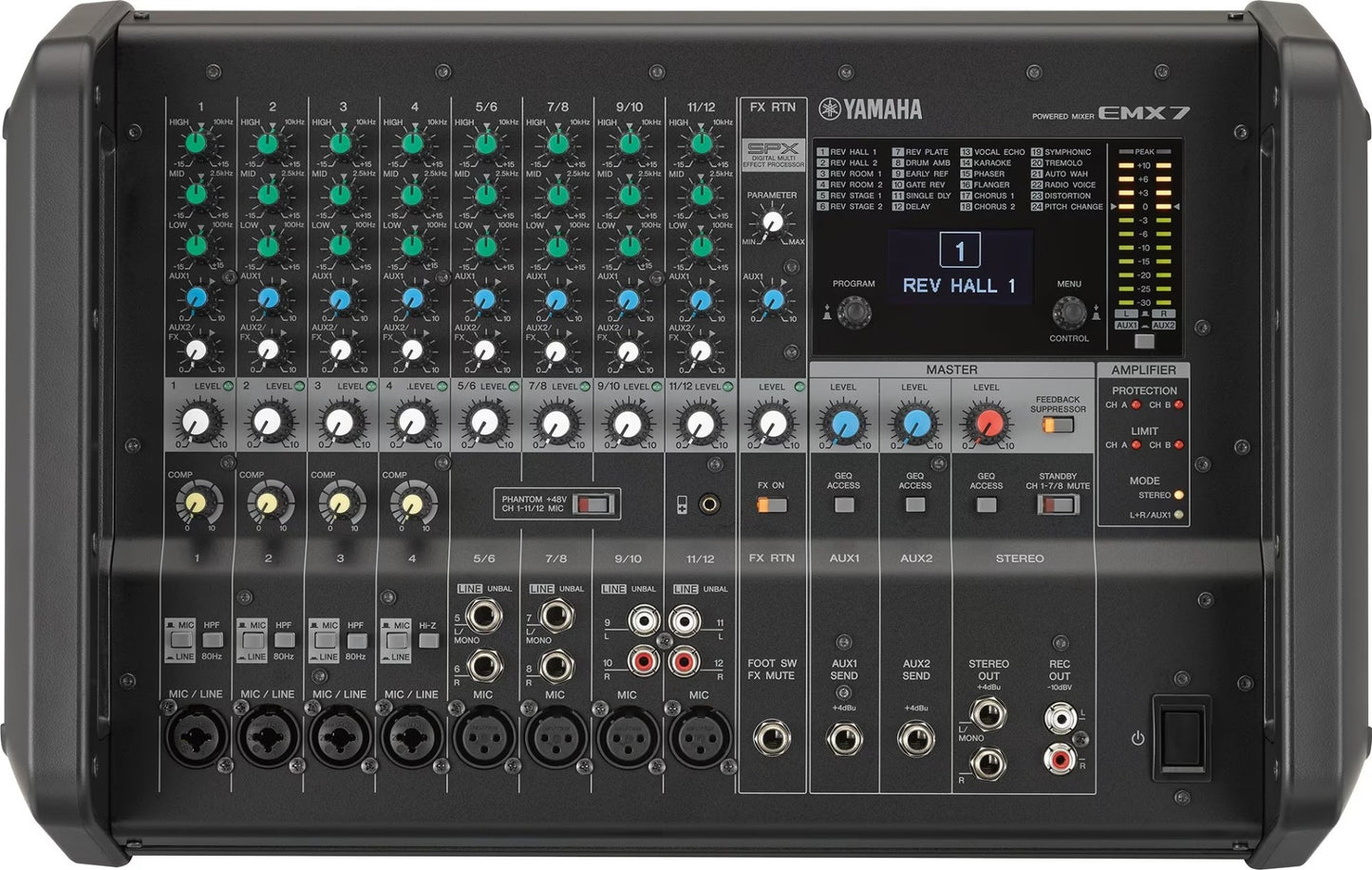 Yamaha EMX7 2x710W Powered Mixer