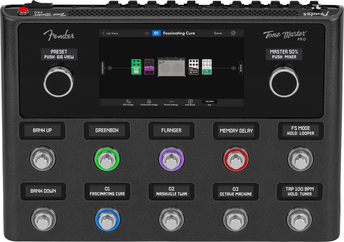 Fender Tone Master Pro Multi effects Guitar Workstation