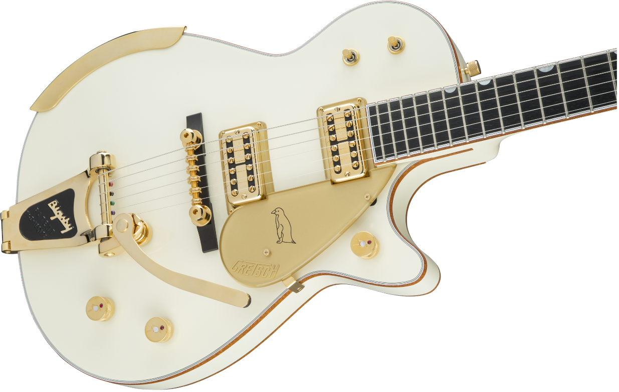 Gretsch G6134T 58 Vintage Select ’58 Penguin with Bigsby in Vintage White