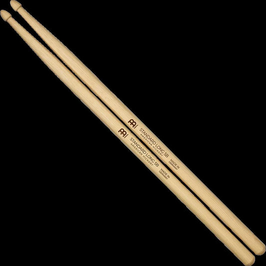 Meinl SB104 Standard Long 5B American Hickory Wood Tip Drumsticks