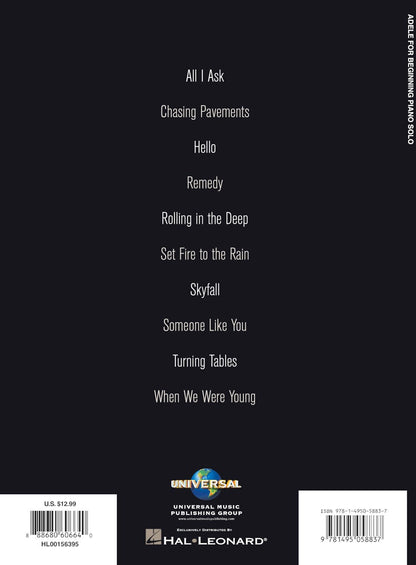 Adele for Beginning Piano Solo