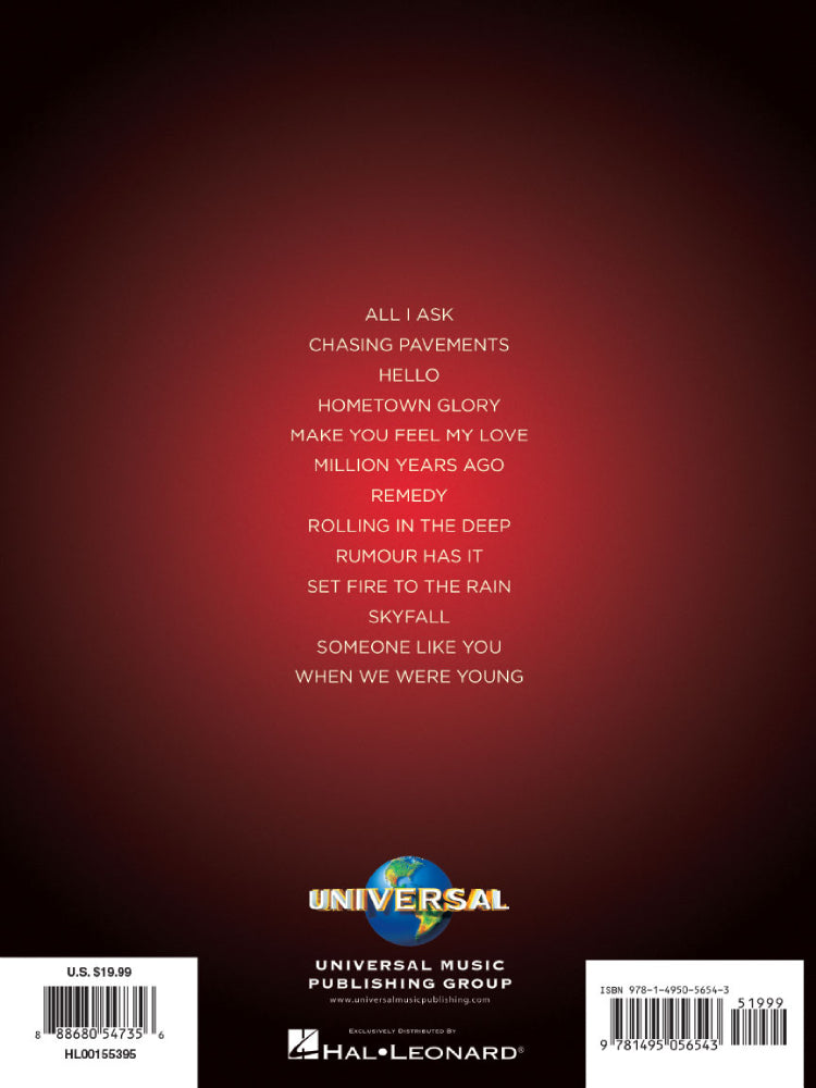 Adele Original Keys for Singers