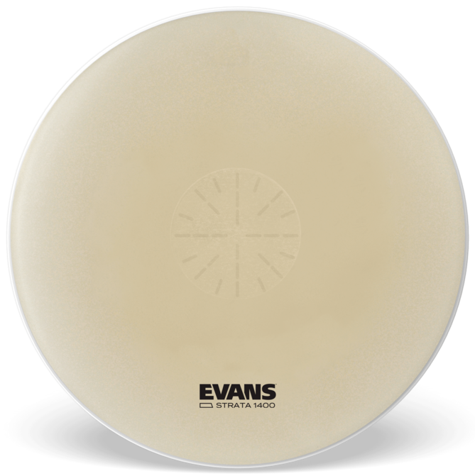 Evans Strata 1400  Power Center Reverse Dot Concert 36" Bass Drum Head