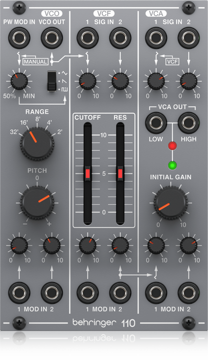 Behringer 110 VCO, VCF And VCA Eurorack Module
