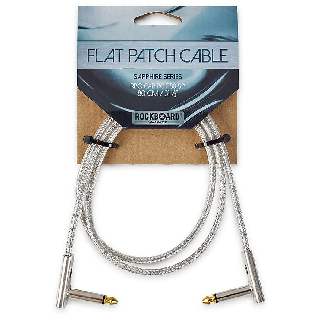 Warwick RockBoard Flat Patch Cable in Sapphire