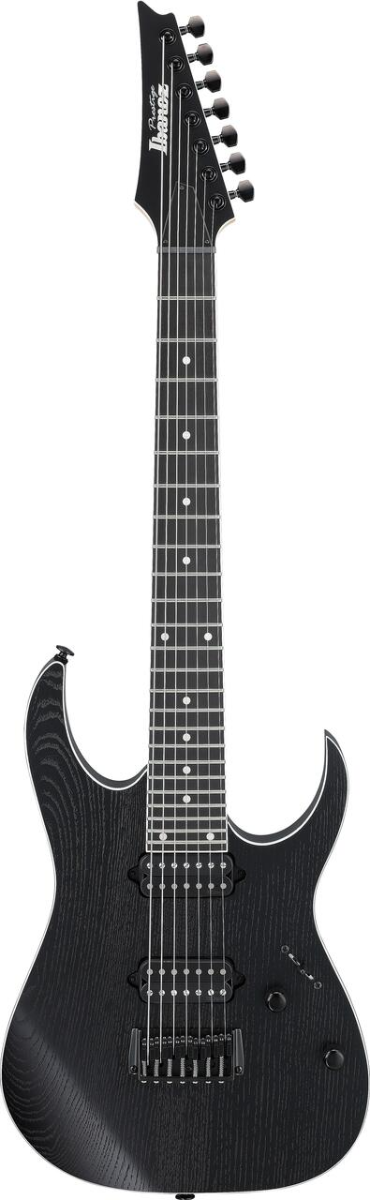 Ibanez Prestige RGR762AHBF 7-String Electric Guitar in Weathered Black