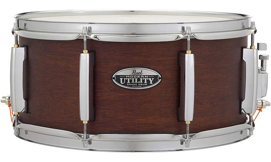 Pearl Modern Utility 14" x 6.5" Satin Brown Maple Snare Drum