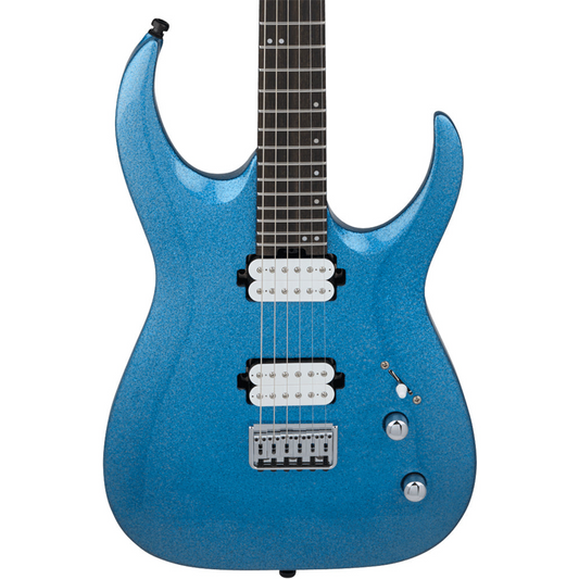 Jackson Pro Series Signature Misha Mansoor Juggernaut HT6 Electric Guitar in Blue Sparkle