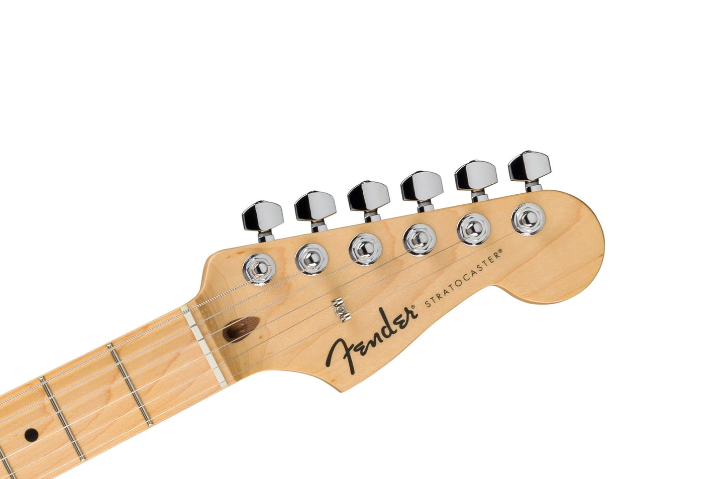 Fender Standard Stratocaster HSS, Maple Fingerboard in White Pickguard in Aqua Marine Metallic