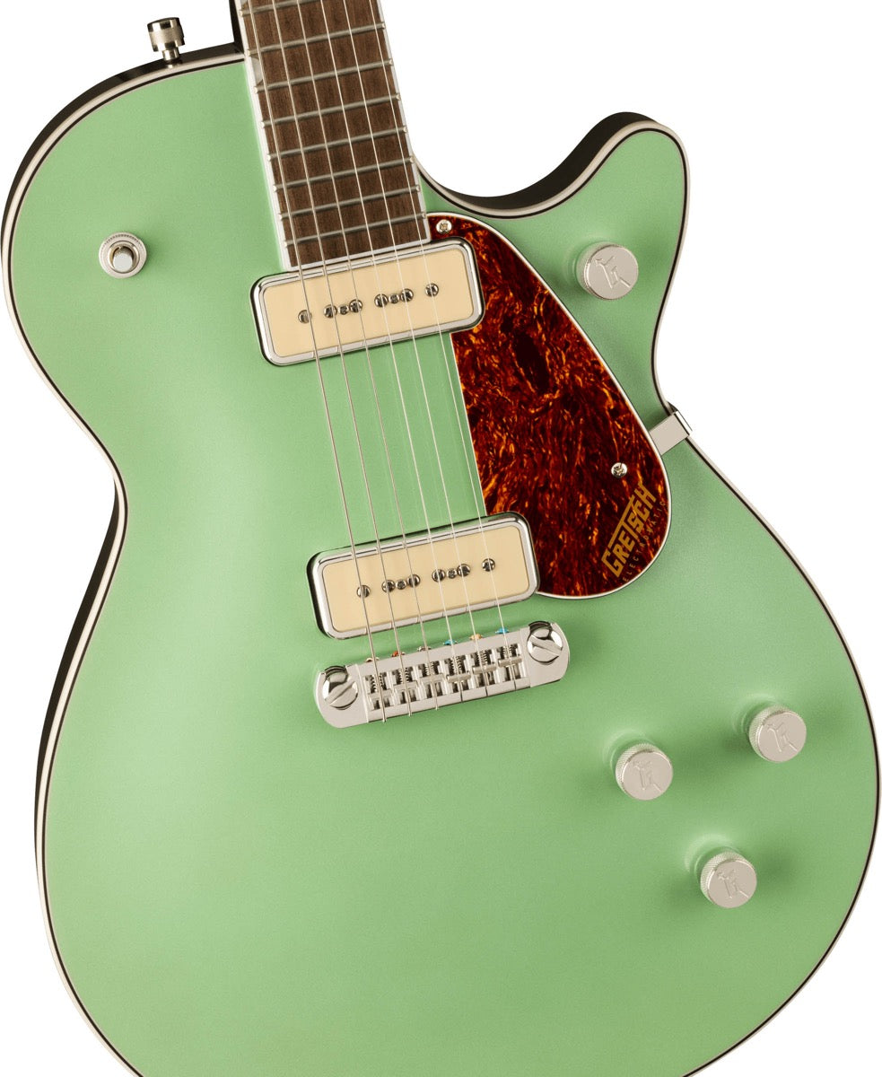 Grestch G5210-P90 Electromatic Jet Two 90 Single Cut with Wraparound in Broadway Jade