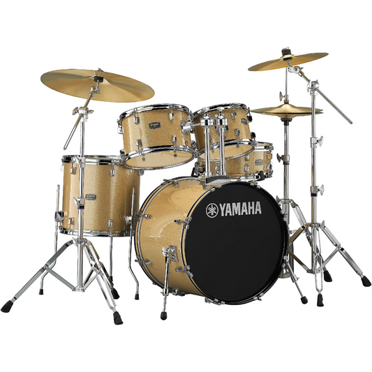 Yamaha Rydeen Fusion 5-Piece Drum Kit in Champagne Glitter