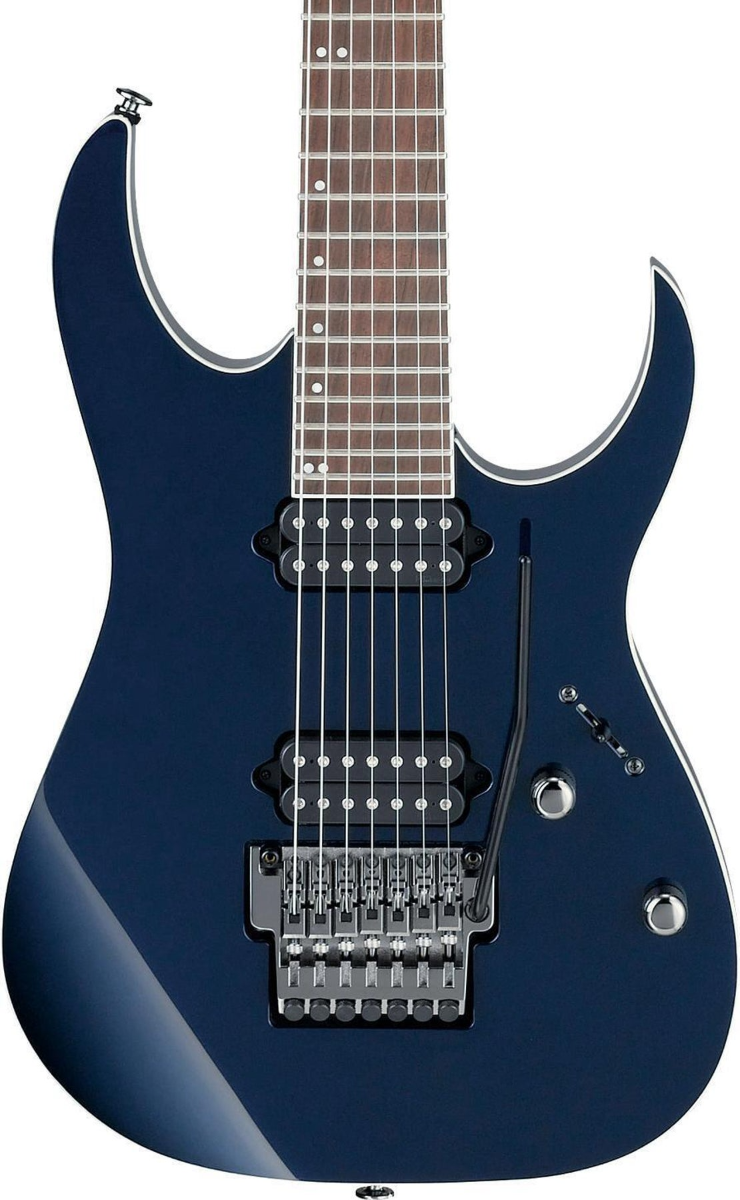 Ibanez Prestige RG2027RXL 7-String Electric Guitar in Dark Tide Blue