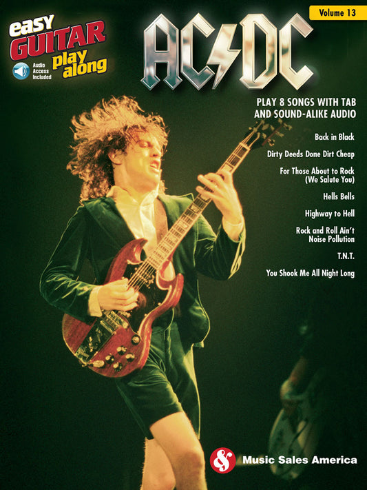 AC/DC Easy Guitar Playalong Volume 13 BK/OLA