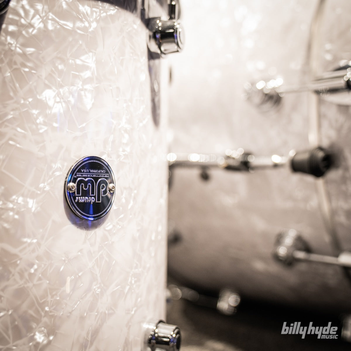 DW Performance Series Finish Ply 3-Piece Drum Kit in White Marine