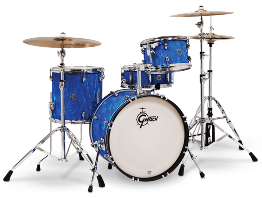 Gretsch Catalina Club 4 Piece Shell Pack in Blue Satin Flame
