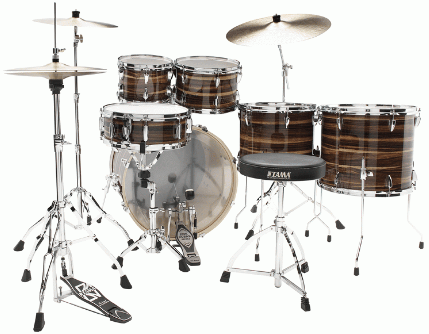 TAMA IP62H6W Imperialstar 6-Piece Drum Kit in Coffee Teak Wrap